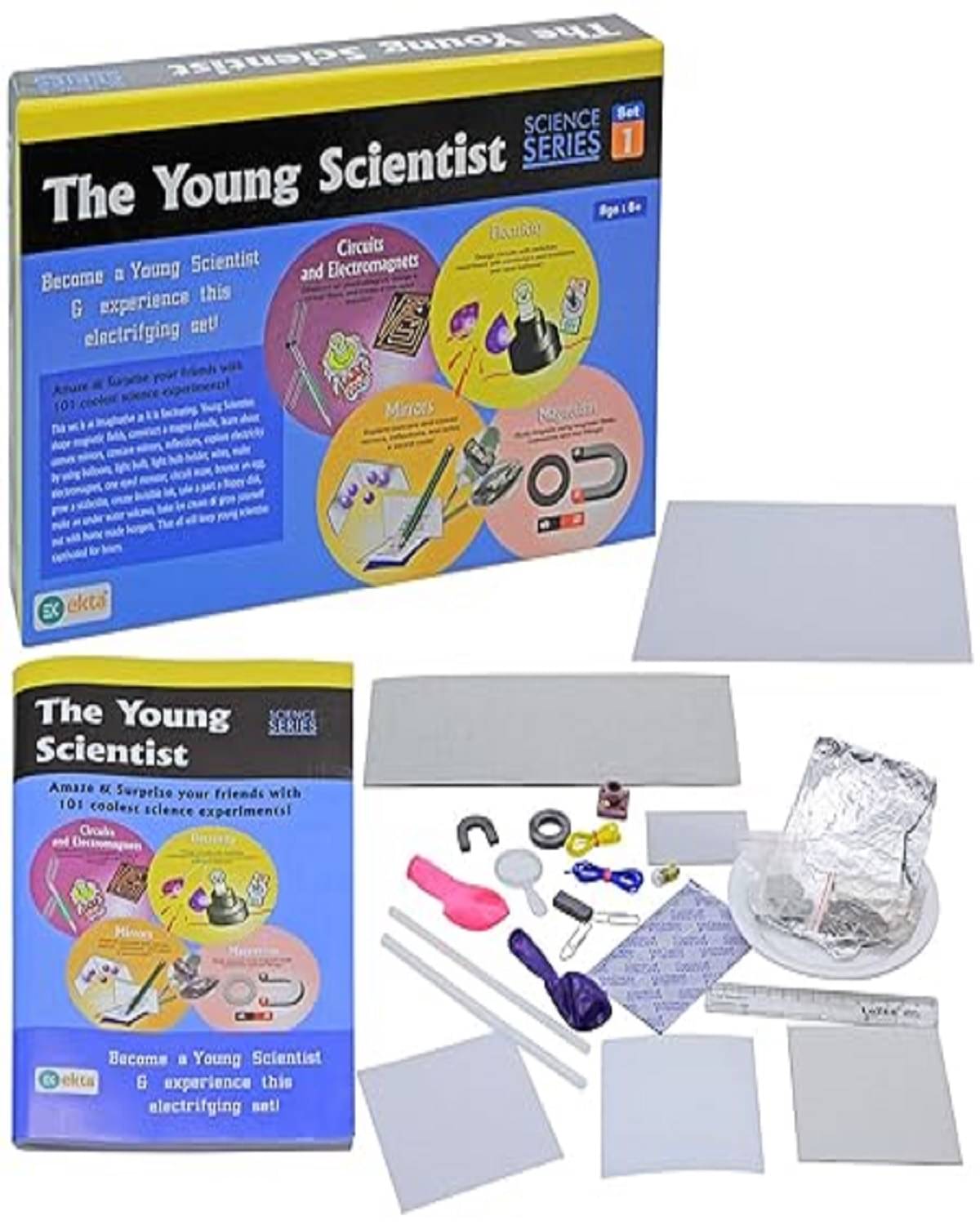 OLIFIN The Young Scientist Series 1 Set Part Science Kit 101 Experiments, Multi Color Pack of 1 OLIFIN The Young Scientist Series 1 Set Part Science Kit 101 Experiments, Multi Color Pack of 1
