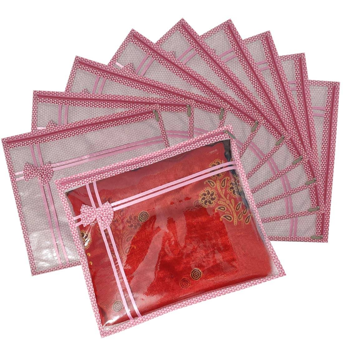     			PACK OF 6 |  PRINTED FANCY SINGLE SAREE COVERS