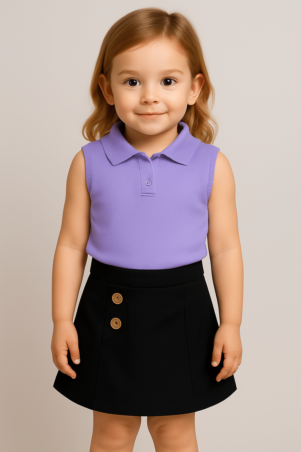 Radhe Enterpris Pack of 1 Girls Acrylic T-shirt & Skirt ( Purple ) Radhe Enterpris Pack of 1 Girls Acrylic T-shirt & Skirt ( Purple )