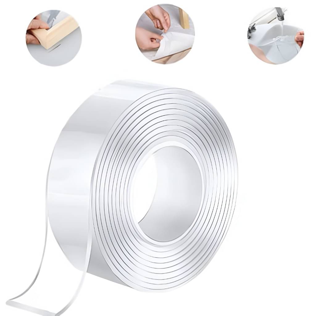     			SARVASHVA TRENDS Transparent Double Sided Nano Tape ( Pack of 1 )