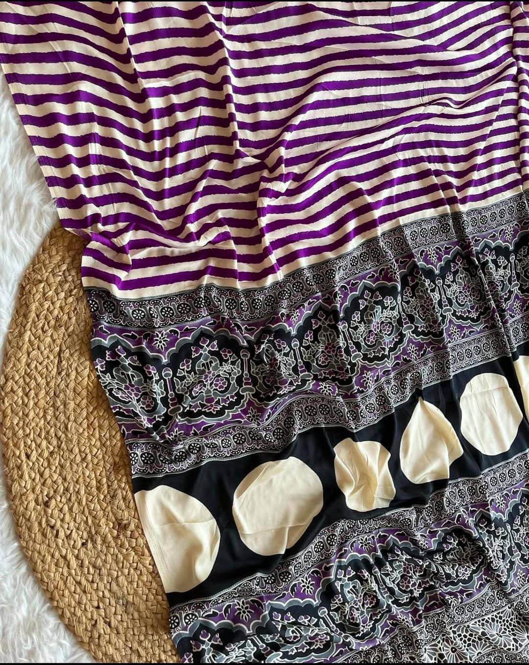 SHIRODHARI Silk Embroidered Sambalpuri Saree With Unstitched Blouse Piece ( Purple ) SHIRODHARI Silk Embroidered Sambalpuri Saree With Unstitched Blouse Piece ( Purple )