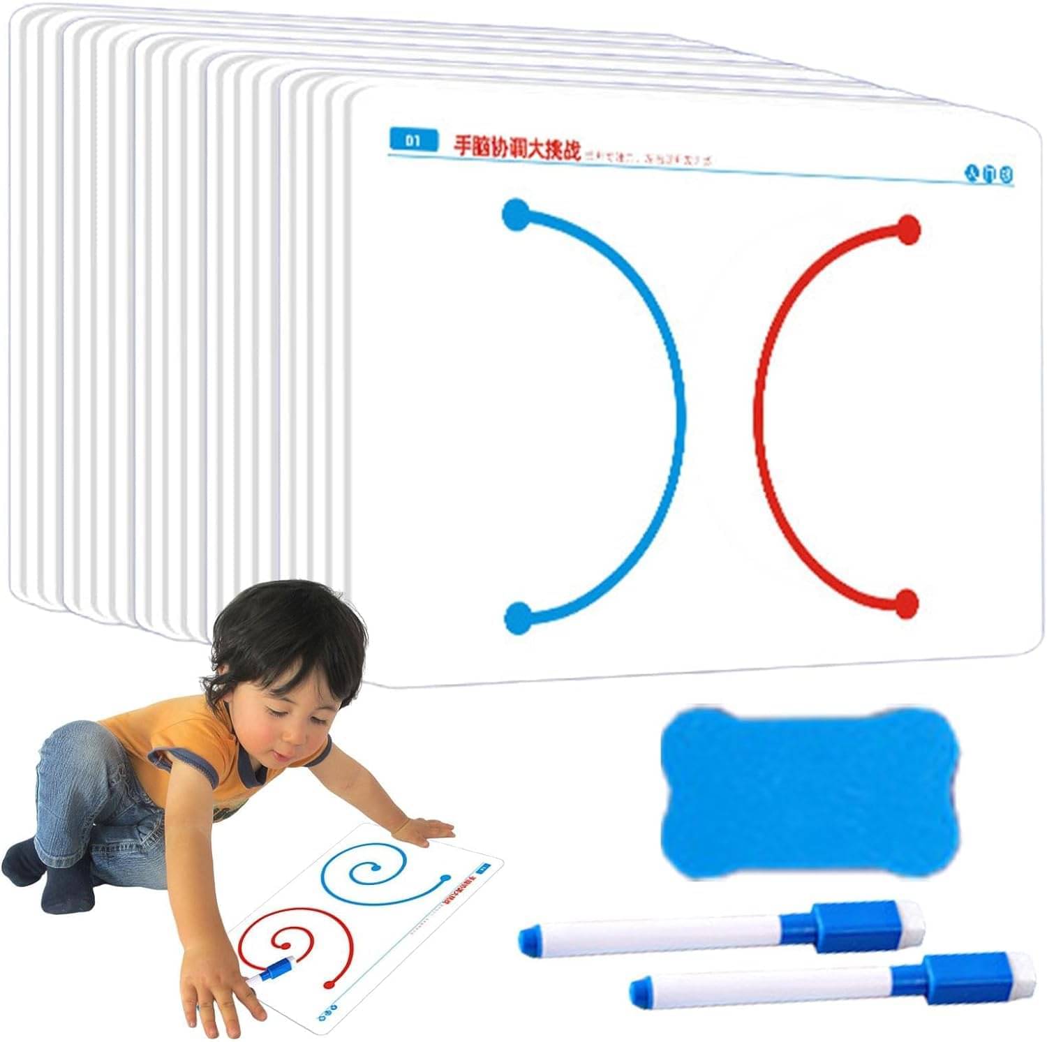     			SHOPONIL Brain Training Card, Memory Card Game, Cognitive Skill Development, Hand-Eye Coordination Game, Memory Enhancement Game, Fine Motor Skills Game, Puzzle Game, Left and Right Brain Development