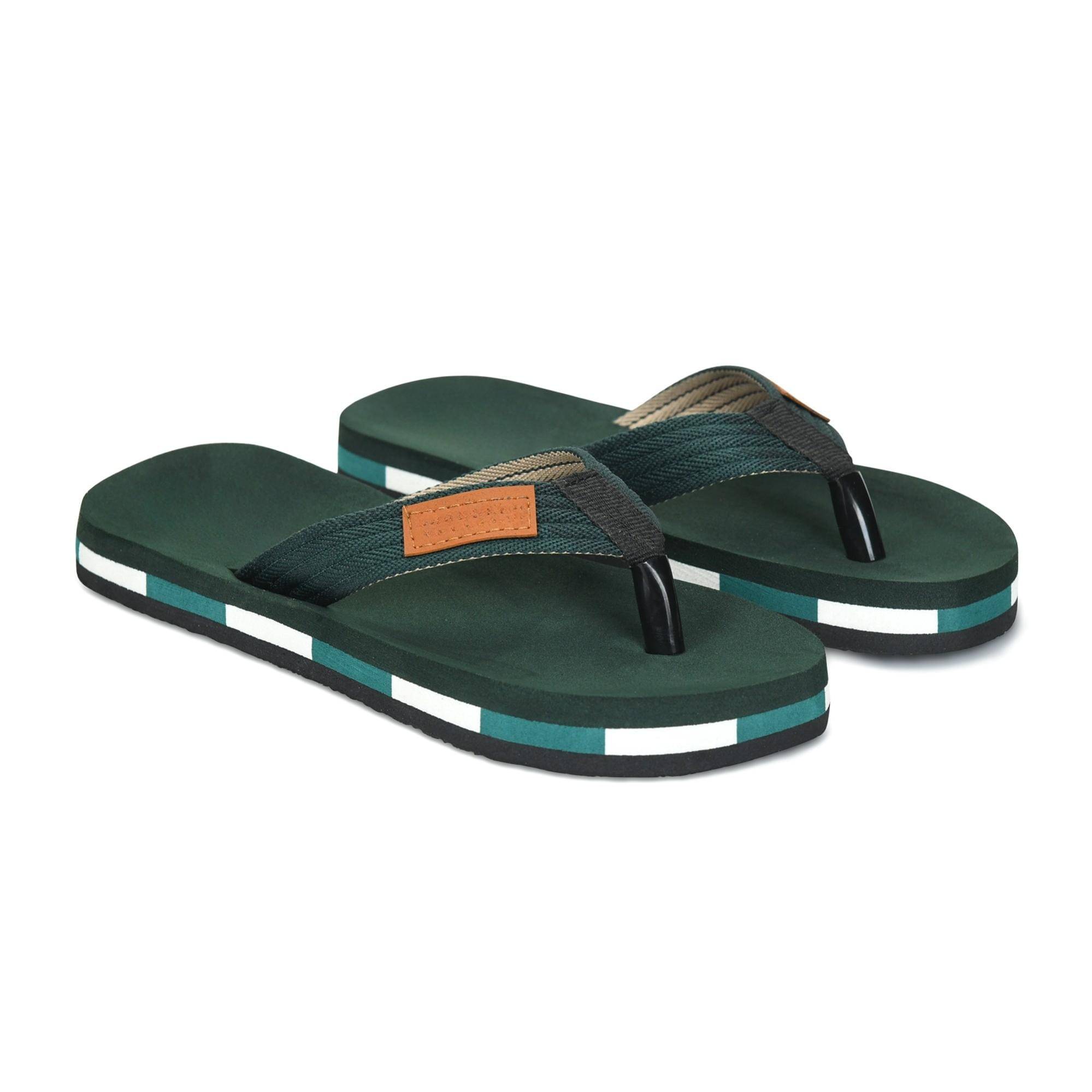     			STEPFOX Green Men's Daily Slipper