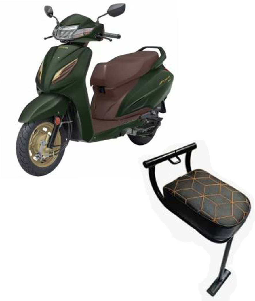     			Scooter Front Baby Seat | Foldable & Comfortable Child Sitting Seat for Activa, Jupiter, , Dio, Maestro, Access 125, Burgman, Hero Duet & Other Scooties