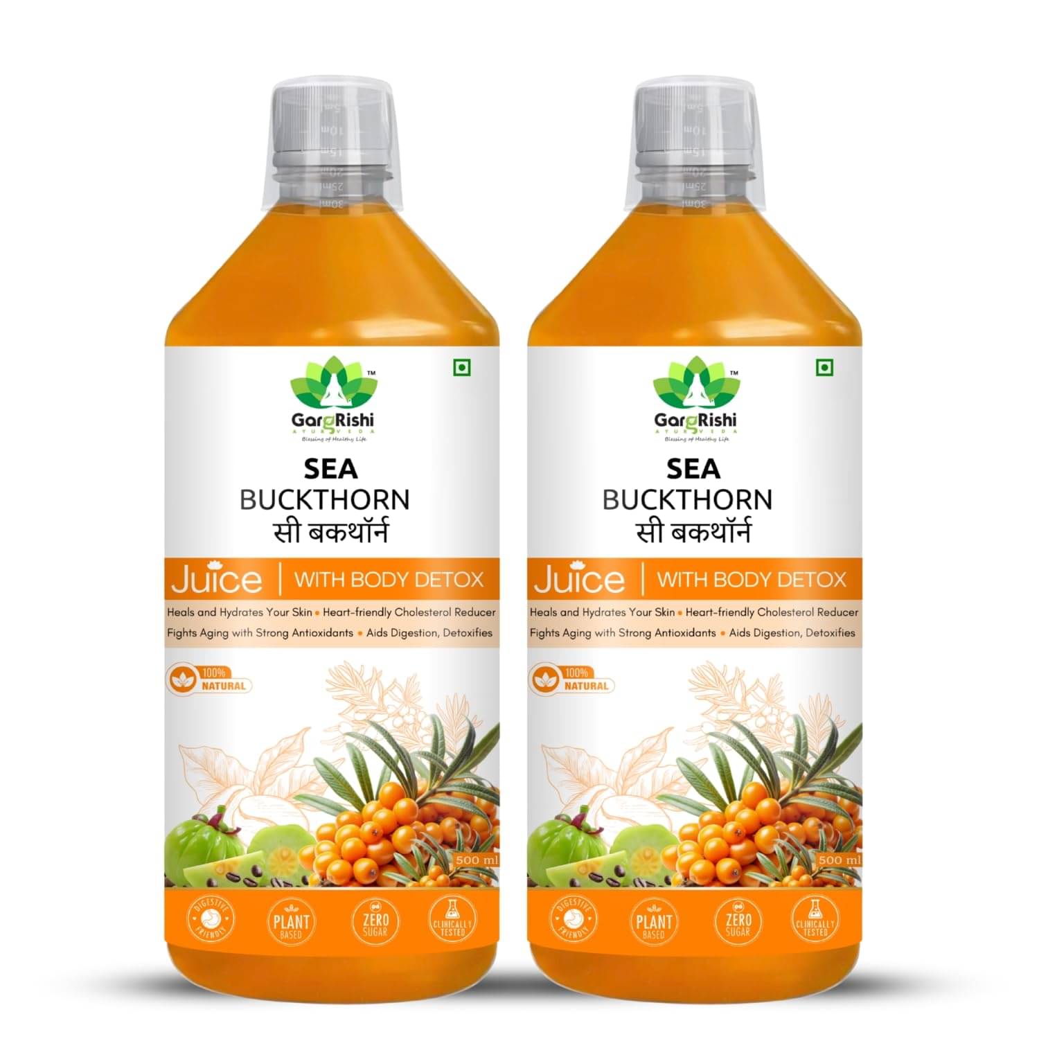 Sea Buckthorn Juice – Powerful Ayurvedic Herbal Detox Tonic | Natural Immunity Booster with Vitamin C | Supports Liver Cleanse, Healthy Digestion & Metabolism (1000ml) Sea Buckthorn Juice – Powerful Ayurvedic Herbal Detox Tonic | Natural Immunity Booster with Vitamin C | Supports Liver Cleanse, Healthy Digestion & Metabolism (1000ml)