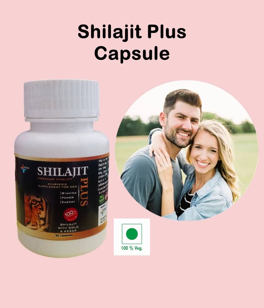     			Shilajit plus | Premium Vitality | Stamina with Ayurvedic Supplement 30 Capsules