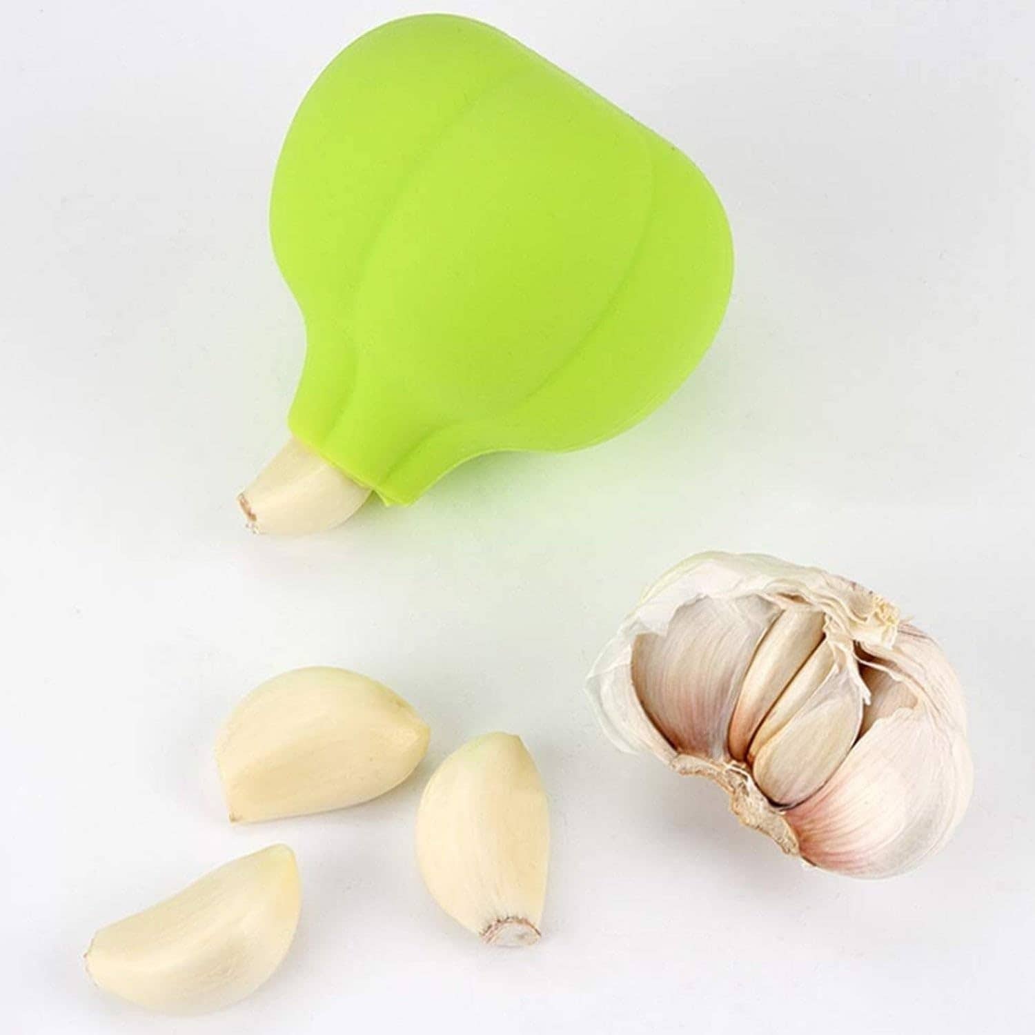 Silicone Manual Garlic Peeler-Silicone Ginger Garlic Manual Peeling Peeler Simply Rolling Clove Garlic Shaped Garlic Peeler Stripper Garlic Presser Garlic Presses Kitchen Gadgets Hand Tool