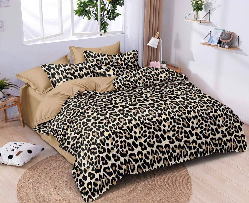 Sky Tex Cotton 1 Double Queen Bedsheet with 2 Pillow Covers ( Brown )     			Sky Tex Cotton 1 Double Queen Bedsheet with 2 Pillow Covers ( Brown )