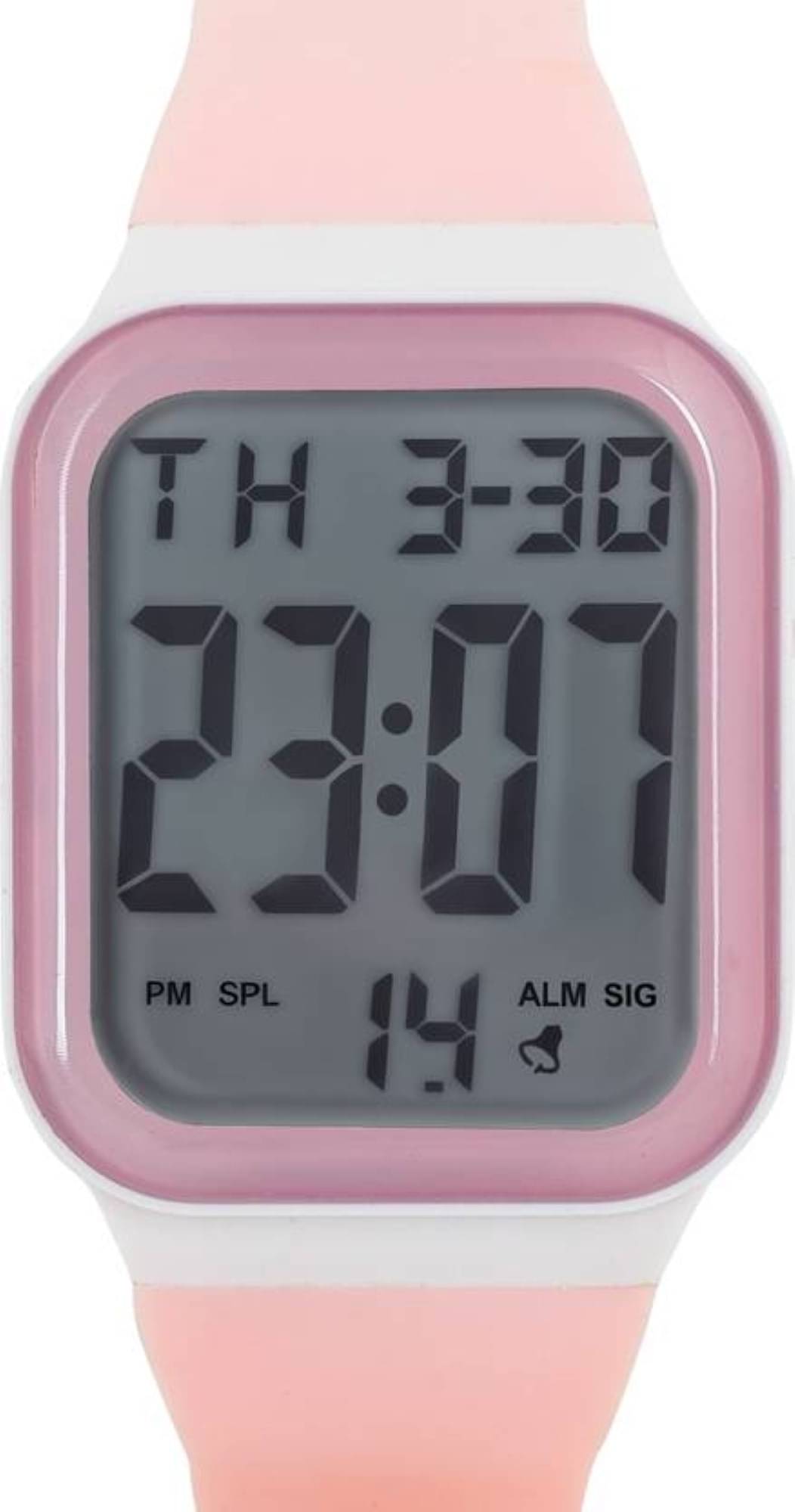     			Svats Pink Silicon Digital Womens Watch