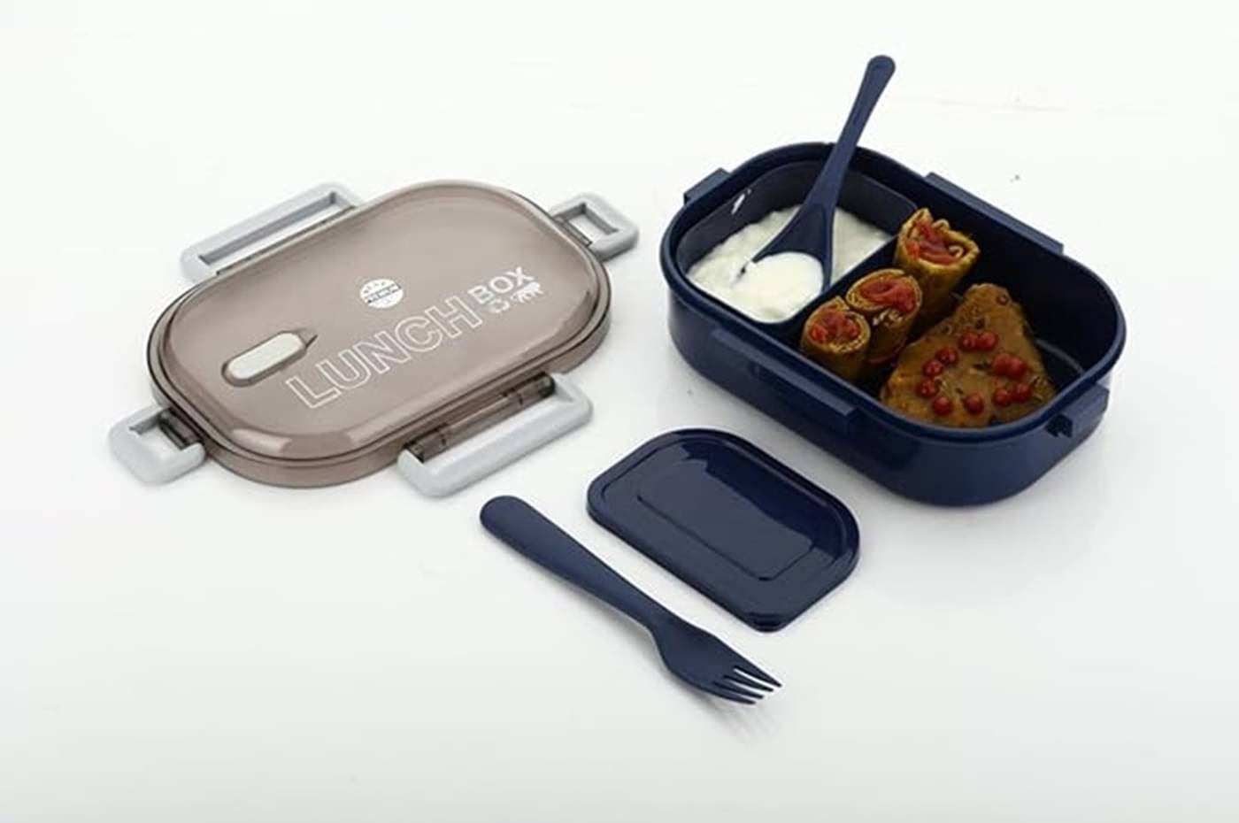 analog kichenware - Blue Plastic Lunch Box ( Pack of 1 ) analog kichenware - Blue Plastic Lunch Box ( Pack of 1 )