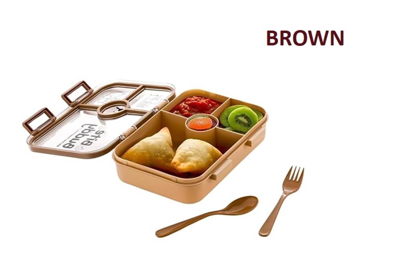 analog kichenware - Brown Plastic Lunch Box ( Pack of 1 ) analog kichenware - Brown Plastic Lunch Box ( Pack of 1 )