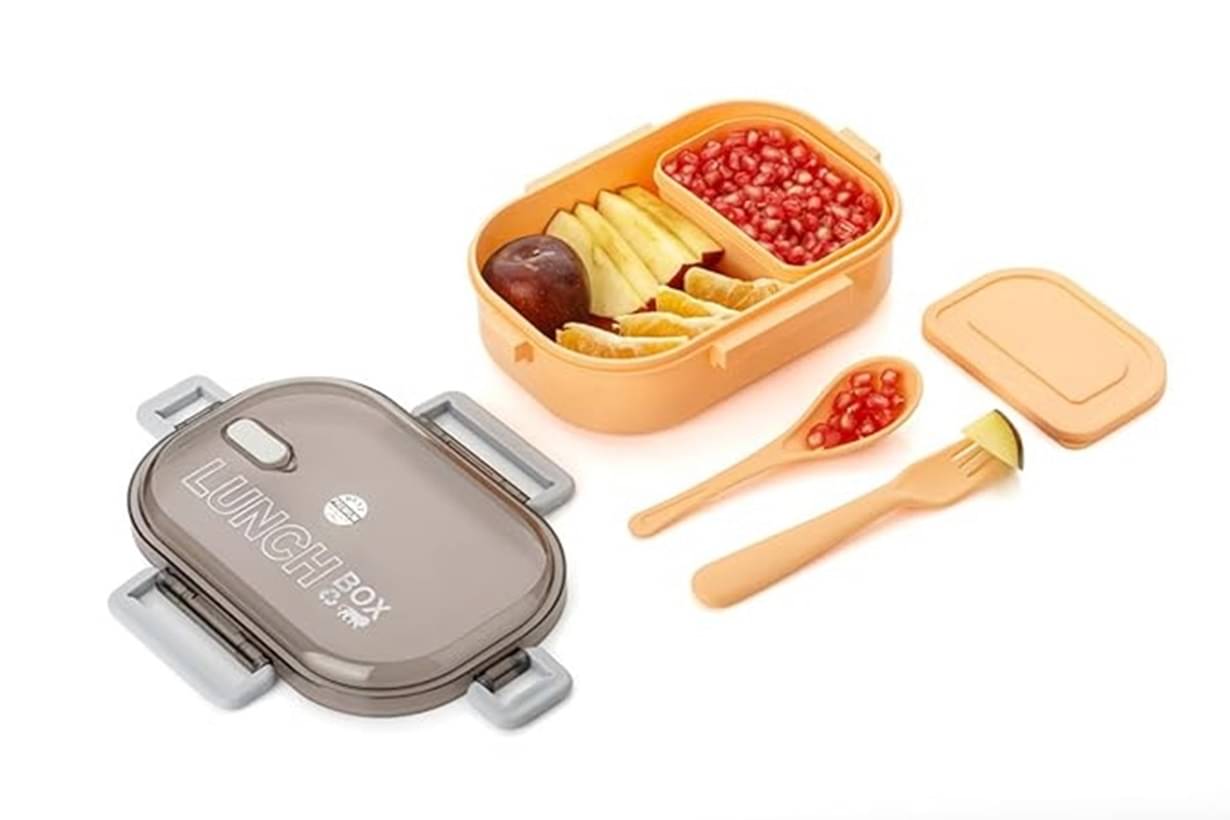 analog kichenware - Orange Plastic Lunch Box ( Pack of 1 ) analog kichenware - Orange Plastic Lunch Box ( Pack of 1 )