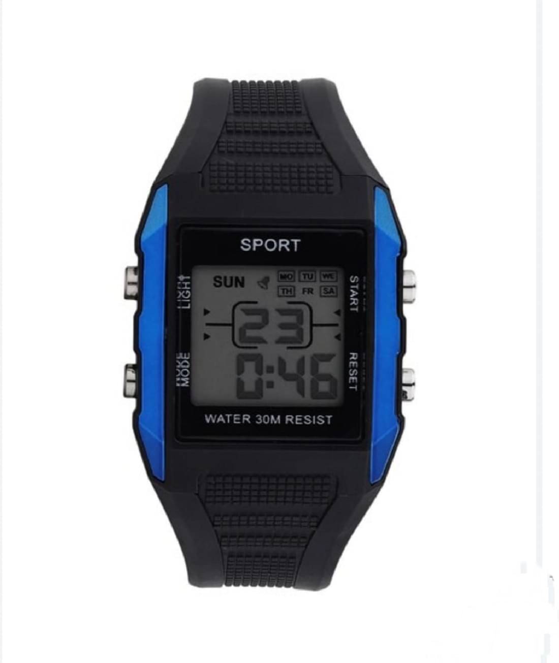     			kriss collection Black Silicon Digital Men's Watch