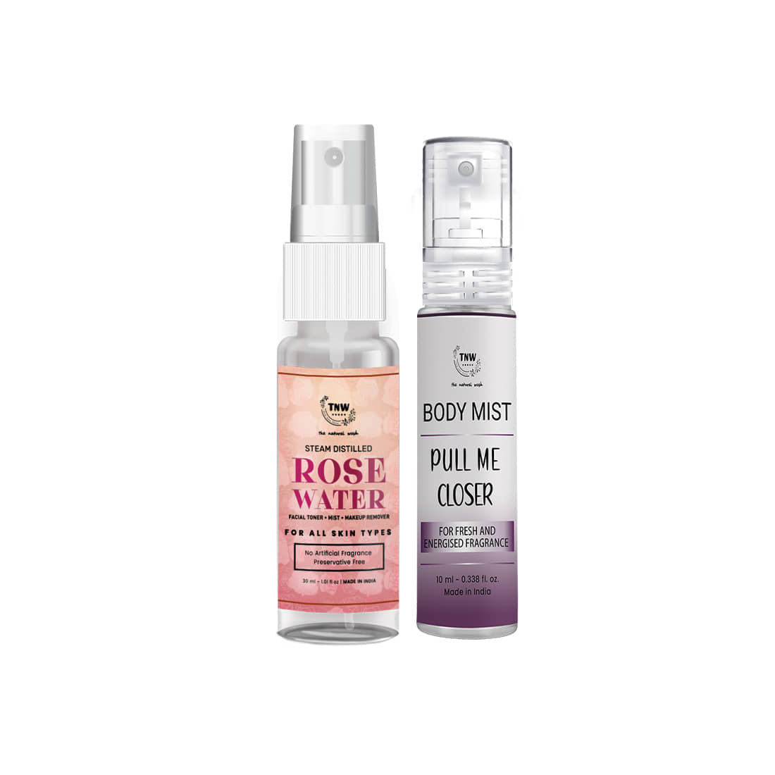pull me closer 10ml and rose water 10ml