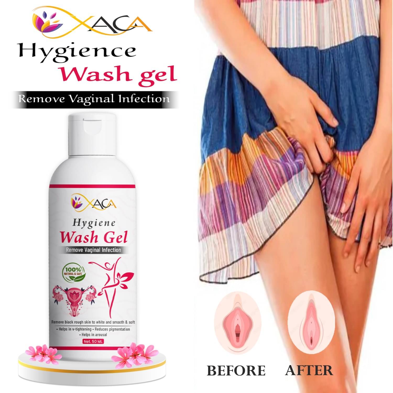     			xaca - Intimate Wash Gel ( Pack of 1 )