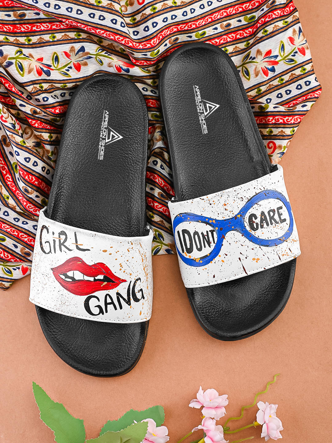     			APPELON Multicolor Women's Slide