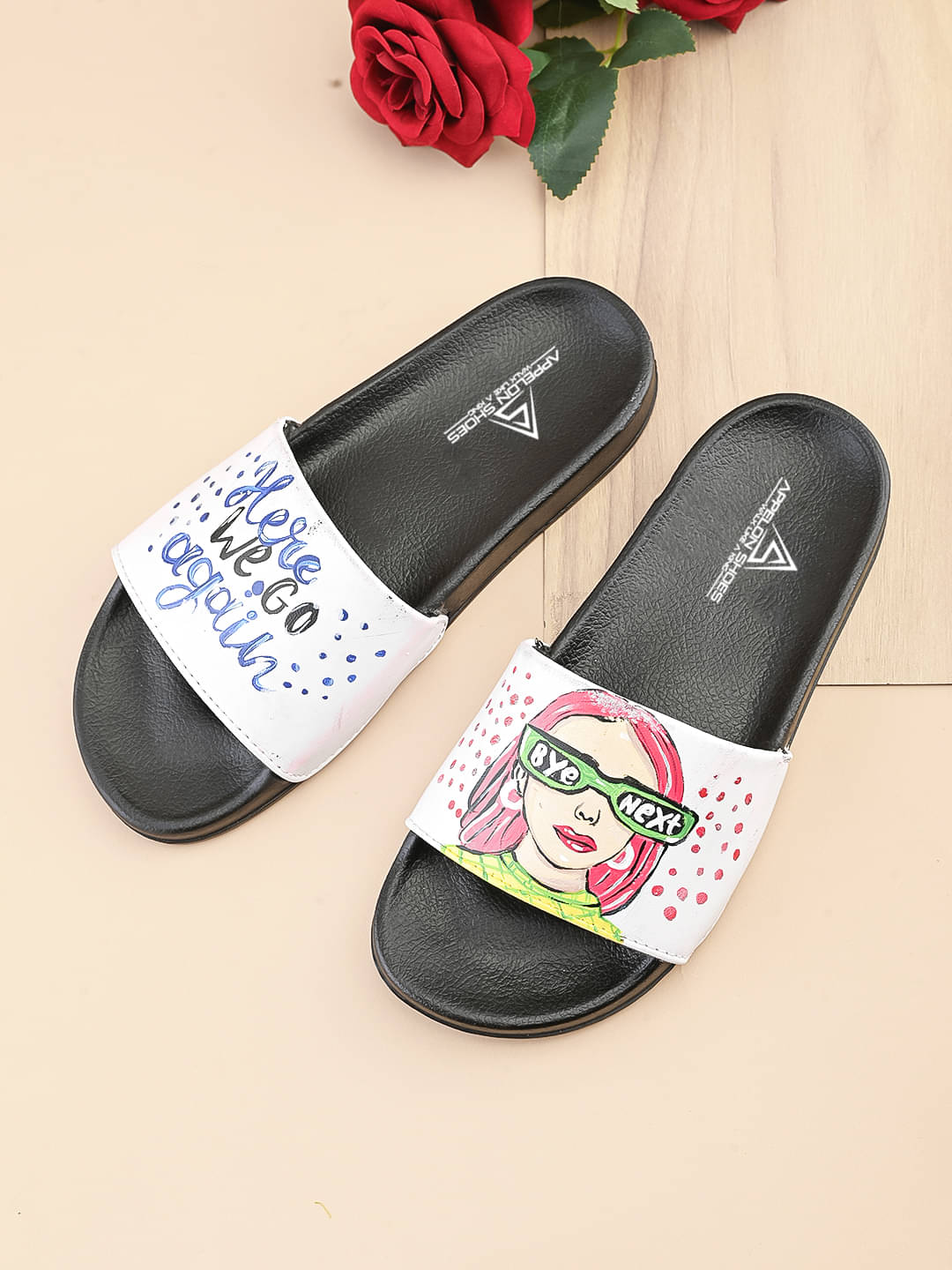     			APPELON White Women's Slide