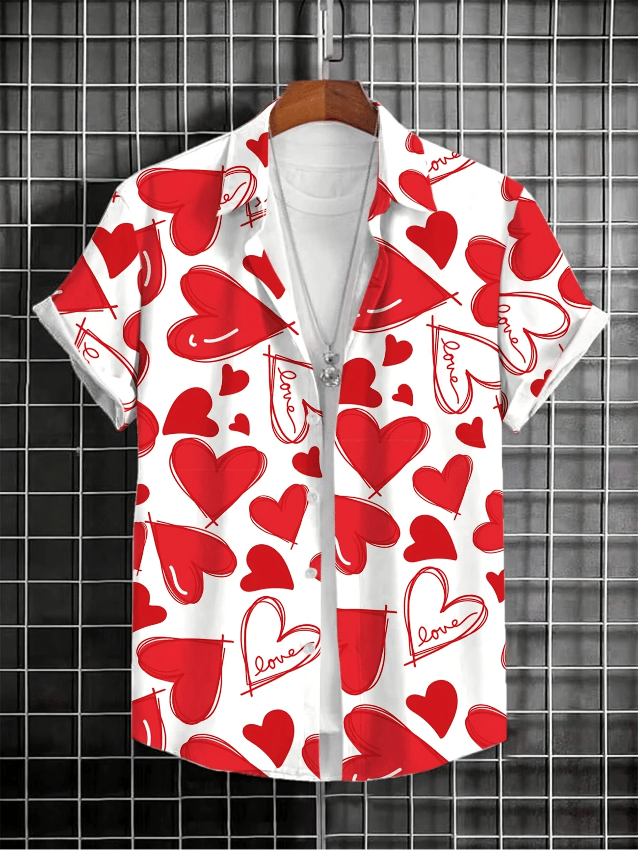 AYARTH Rayon Regular Fit Printed Half Sleeves Men's Casual Shirt - Red ( Pack of 1 )     			AYARTH Rayon Regular Fit Printed Half Sleeves Men's Casual Shirt - Red ( Pack of 1 )