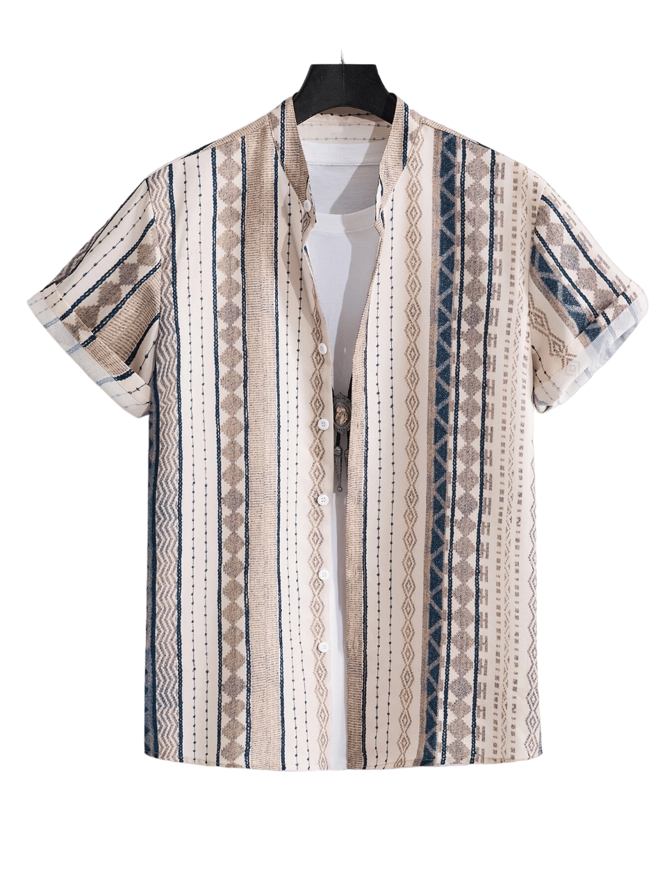 AYARTH Rayon Regular Fit Printed Half Sleeves Men's Casual Shirt - Beige ( Pack of 1 ) AYARTH Rayon Regular Fit Printed Half Sleeves Men's Casual Shirt - Beige ( Pack of 1 )