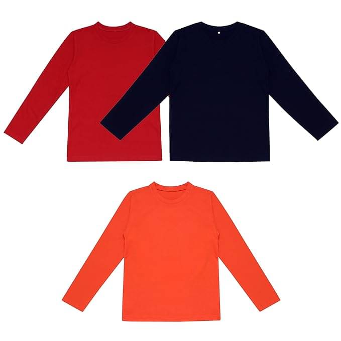     			Diaz Pack of 3 Boys & Girls Cotton T-Shirt ( Multicolor )