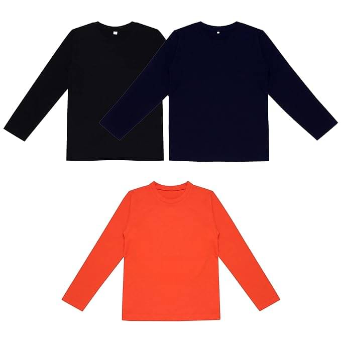     			Diaz Pack of 3 Boys & Girls Cotton T-Shirt ( Multicolor )