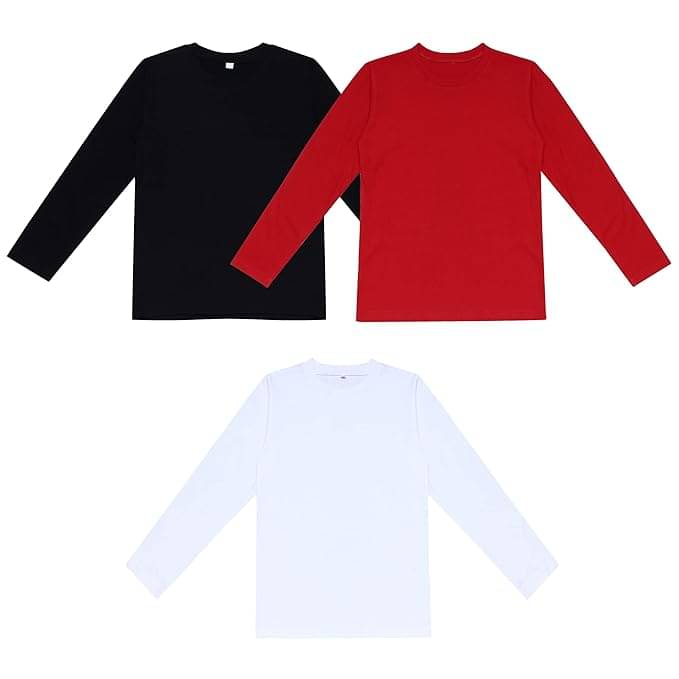     			Diaz Pack of 3 Boys & Girls Cotton T-Shirt ( Multicolor )