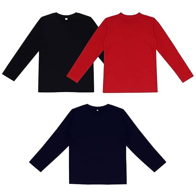     			Diaz Pack of 3 Boys & Girls Cotton T-Shirt ( Multicolor )