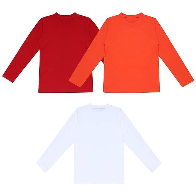     			Diaz Pack of 3 Boys & Girls Cotton T-Shirt ( Multicolor )