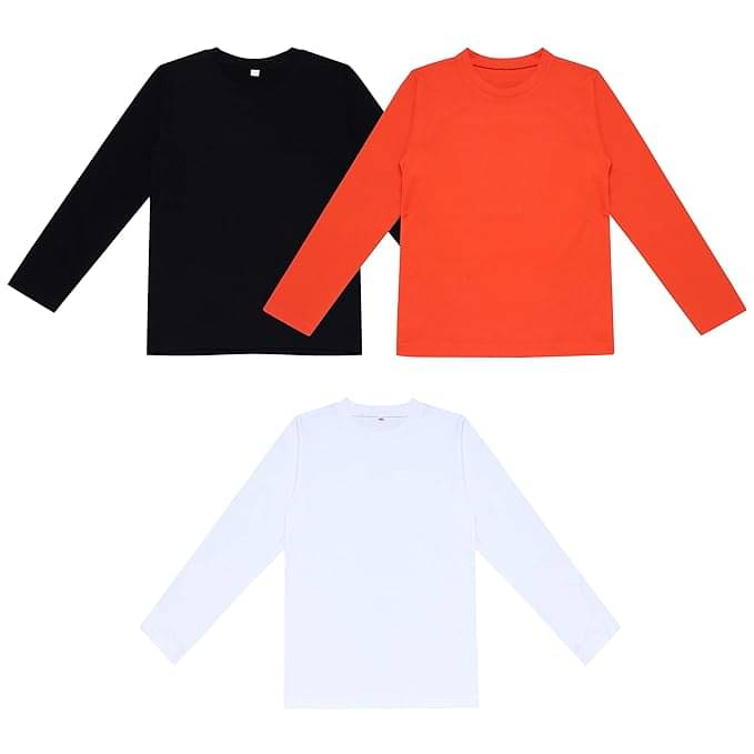     			Diaz Pack of 3 Boys & Girls Cotton T-Shirt ( Multicolor )