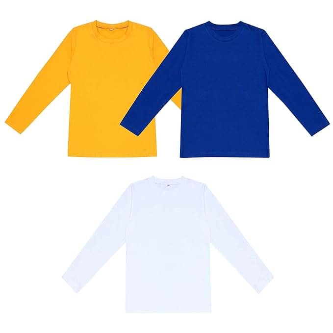     			Diaz Pack of 3 Boys & Girls Cotton T-Shirt ( Multicolor )