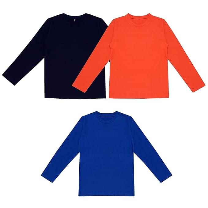     			Diaz Pack of 3 Boys & Girls Cotton T-Shirt ( Multicolor )