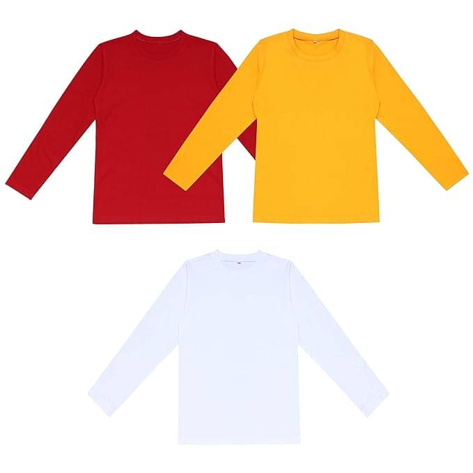     			Diaz Pack of 3 Boys & Girls Cotton T-Shirt ( Multicolor )