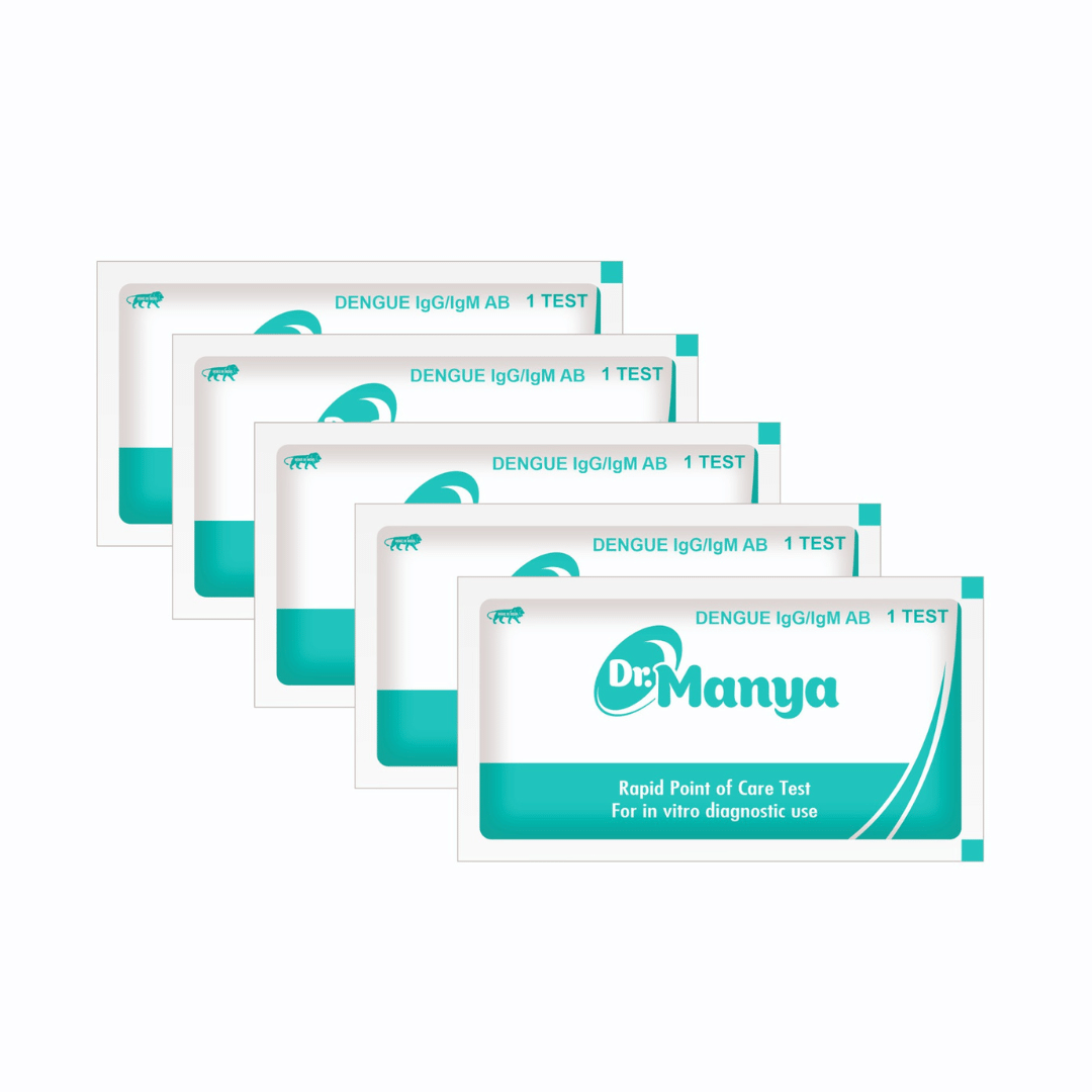     			Dr.Manya Dengue IGG/IGM Antiybody Test Card Pack Of 5 Pcs
