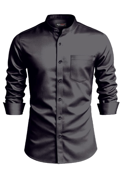     			MAN'S SUITUP Satin Regular Fit Full Sleeves Men's Formal Shirt - Black ( Pack of 1 )