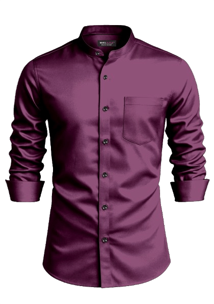     			MAN'S SUITUP Satin Regular Fit Full Sleeves Men's Formal Shirt - Wine ( Pack of 1 )