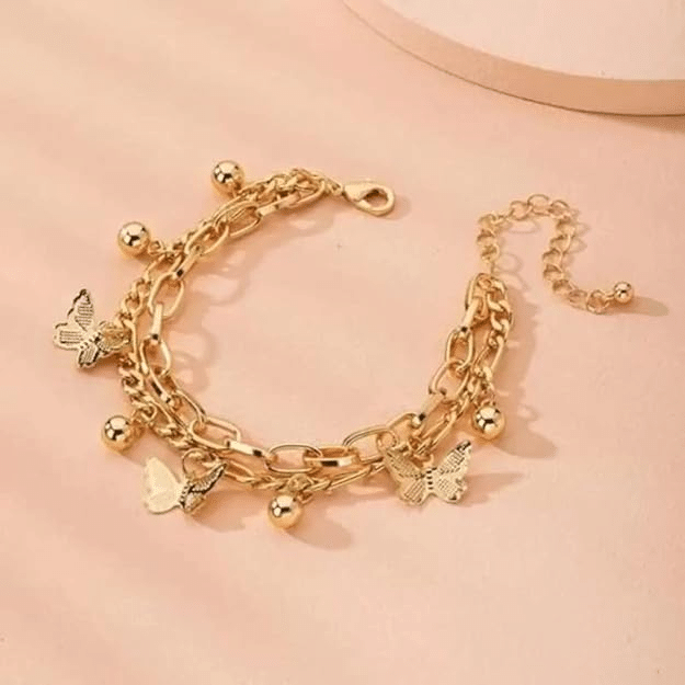     			Opus Gems Gold Bracelet ( Pack of 1 )