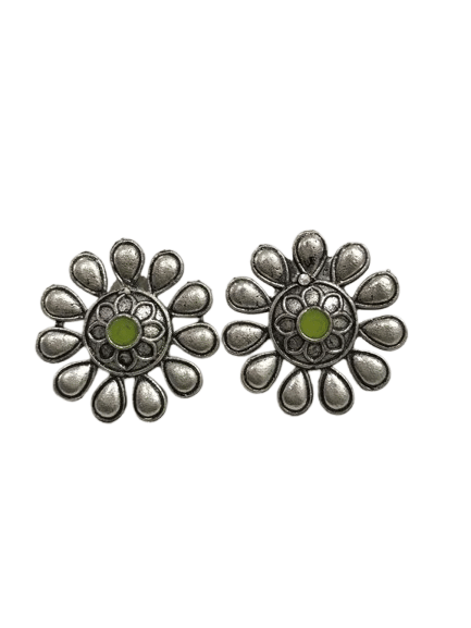     			Opus Gems Mint Green Stud Earrings ( Pack of 1 )