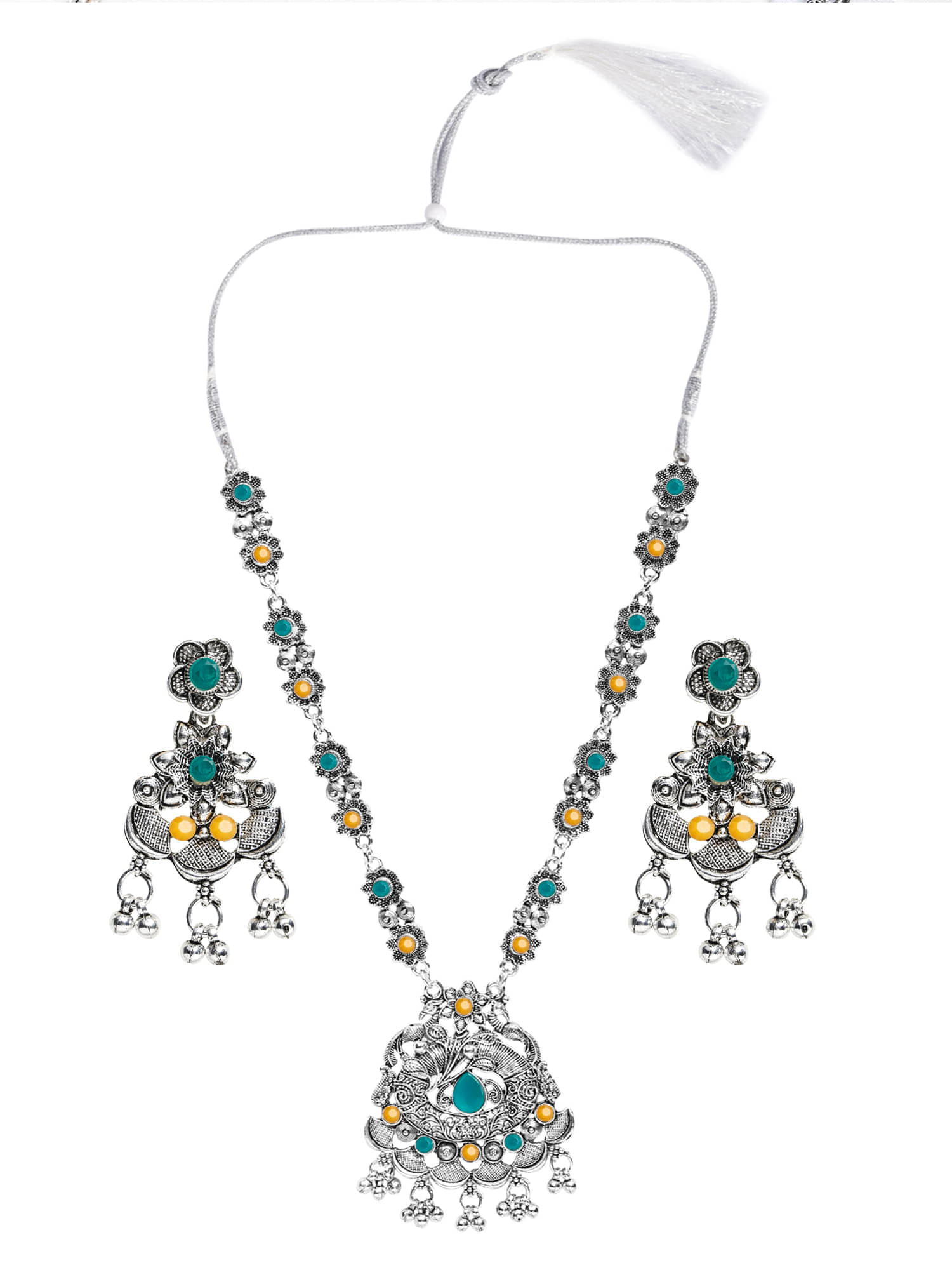     			Opus Gems Multicolor Alloy Necklace Set ( Pack of 1 )