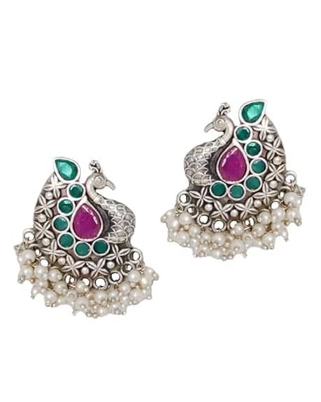     			Opus Gems Multicolor Stud Earrings ( Pack of 1 )