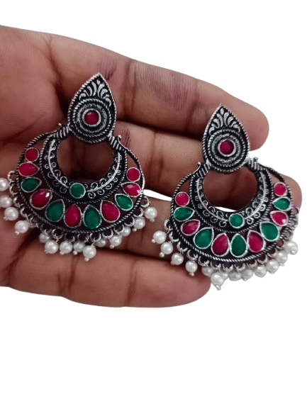     			Opus Gems Multicolor Stud Earrings ( Pack of 1 )
