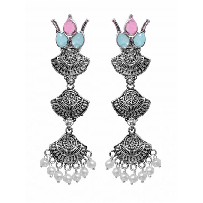     			Opus Gems Multicolor Stud Earrings ( Pack of 1 )