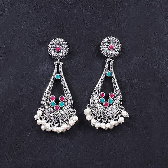     			Opus Gems Multicolor Stud Earrings ( Pack of 1 )