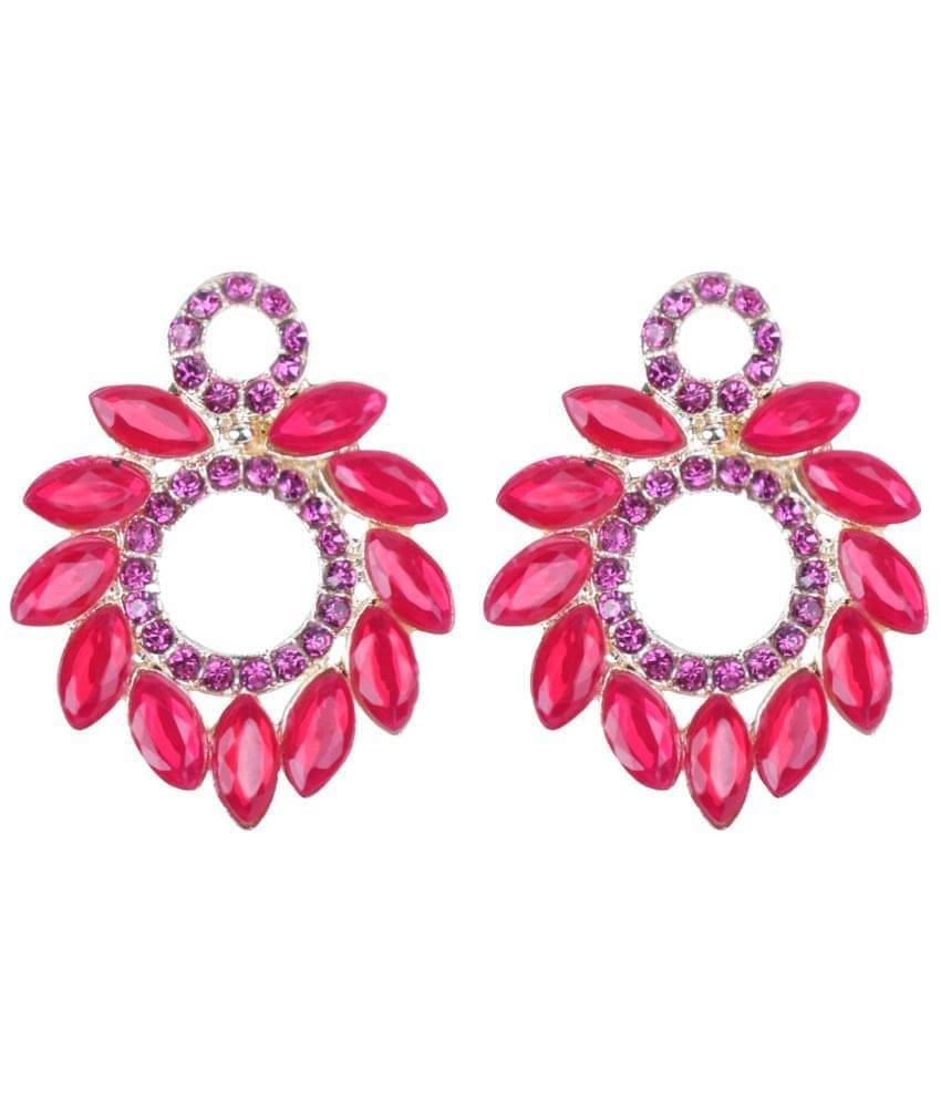     			Opus Gems Red Stud Earrings ( Pack of 1 )