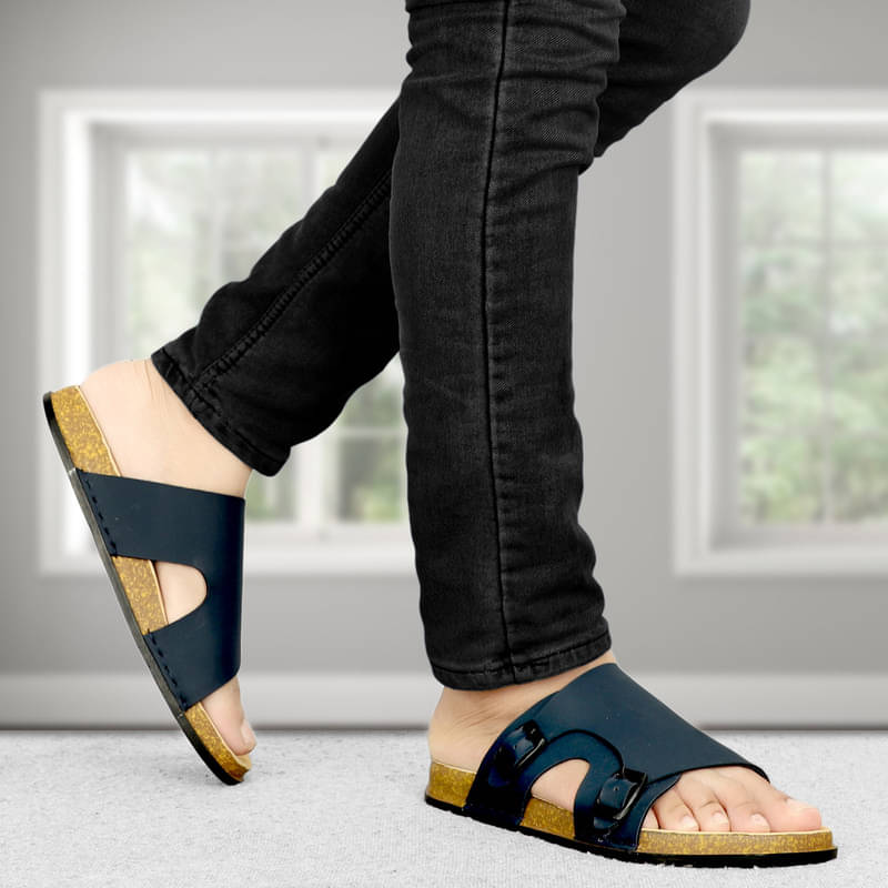 PLANET WALK - Blue Men's Sandals     			PLANET WALK - Blue Men's Sandals