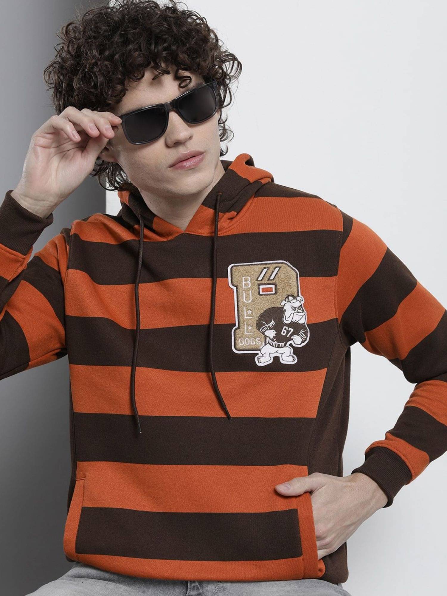The Indian Garage Co. Polyester Round Neck Men's Sweatshirt - Rust ( Pack of 1 )     			The Indian Garage Co. Polyester Round Neck Men's Sweatshirt - Rust ( Pack of 1 )