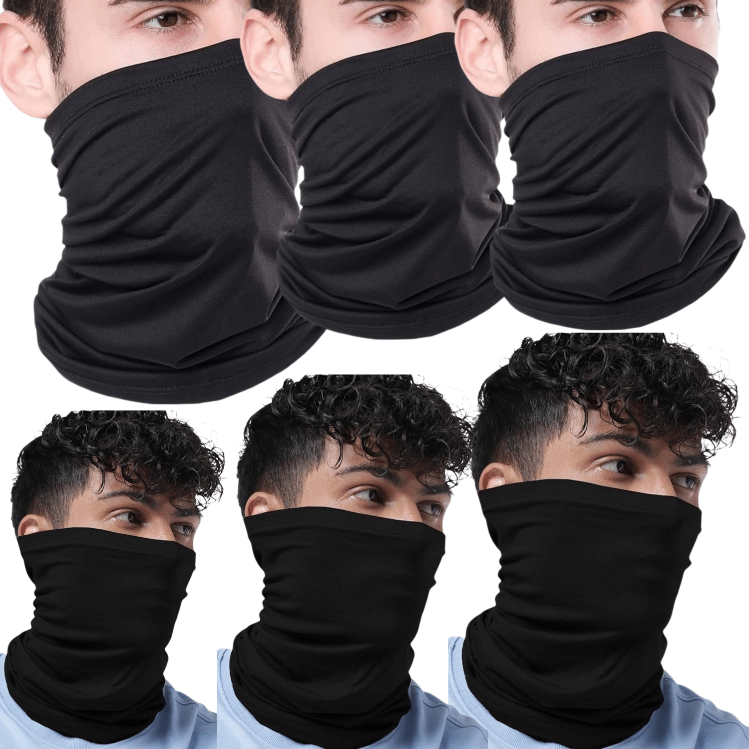 Aksmit ( Pack Of 6 ) Bandana for Men & Women | Super Soft | Odour-free & Breathable | Durable & Multipurpose Bandana Aksmit ( Pack Of 6 ) Bandana for Men & Women | Super Soft | Odour-free & Breathable | Durable & Multipurpose Bandana