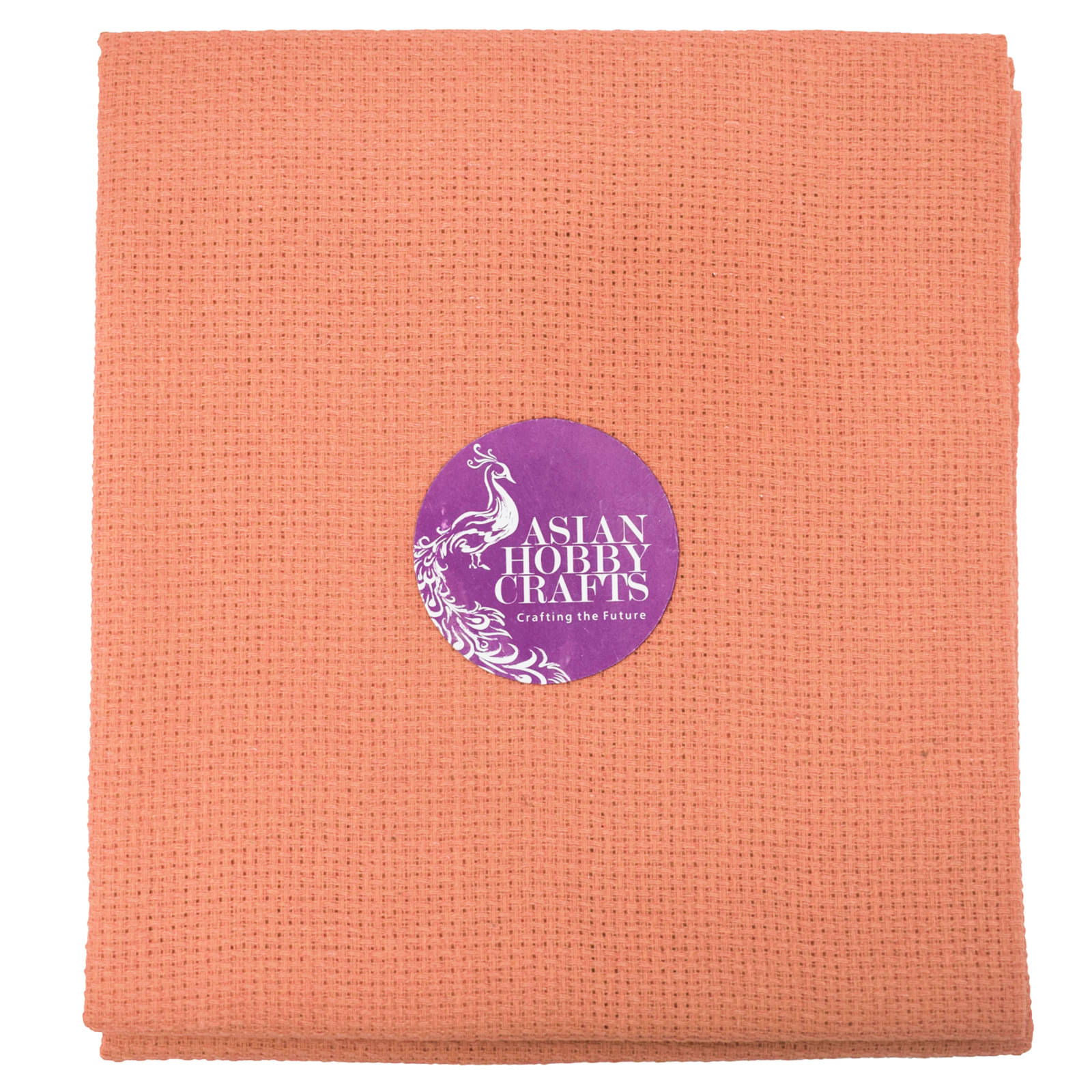     			Asian Hobby Crafts Matty Fabric for Embroidery, Cross Stitch, and Knitting, Sewing Fabric, DIY Cross Stitch Projects, (Size : 1 X 1 Meter, Color - Peach)