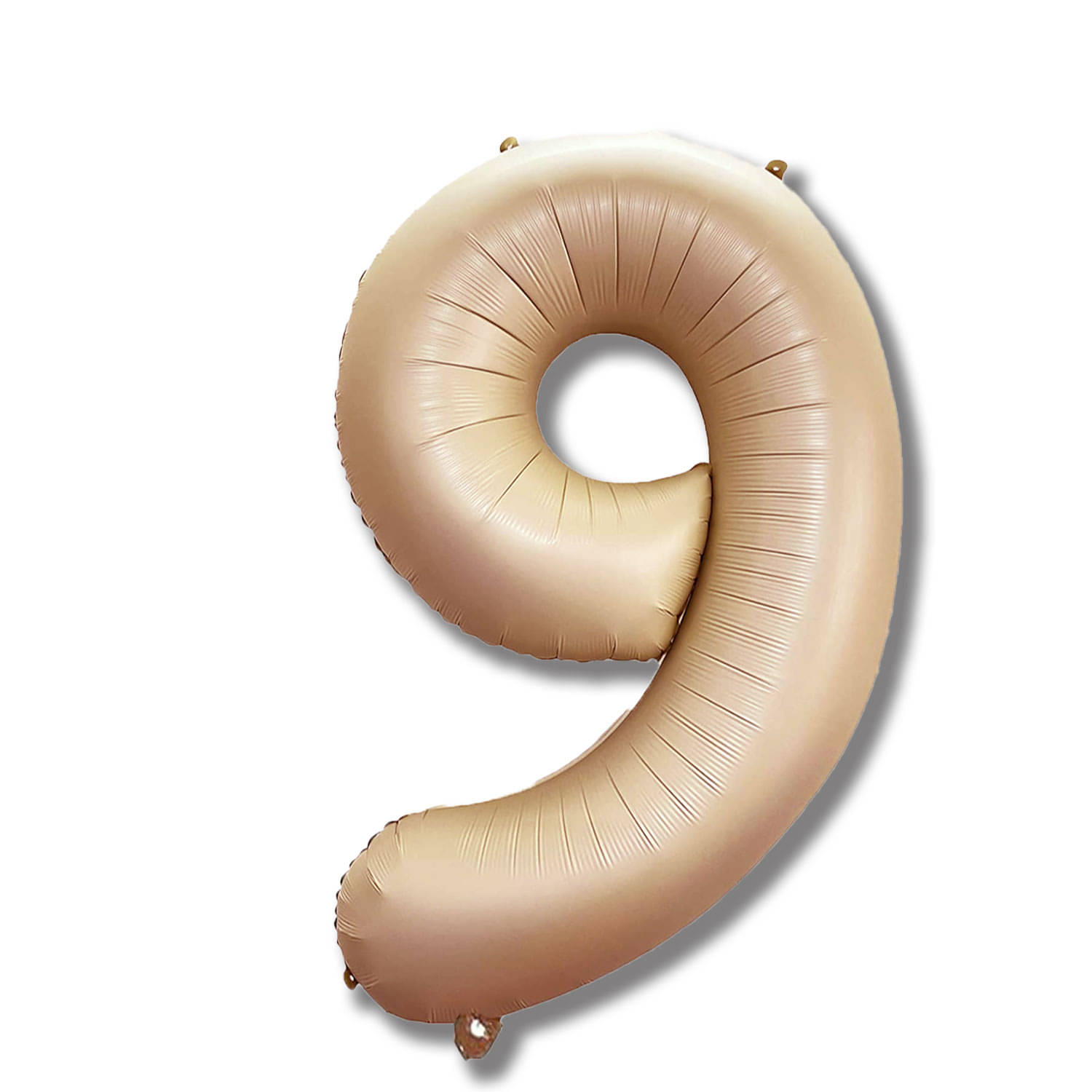 Bubble Bells 32 Inch Beige Number 9 Helium Foil Balloon | Premium Decoration for Birthday, Baby Shower, Events & Party Themes Bubble Bells 32 Inch Beige Number 9 Helium Foil Balloon | Premium Decoration for Birthday, Baby Shower, Events & Party Themes