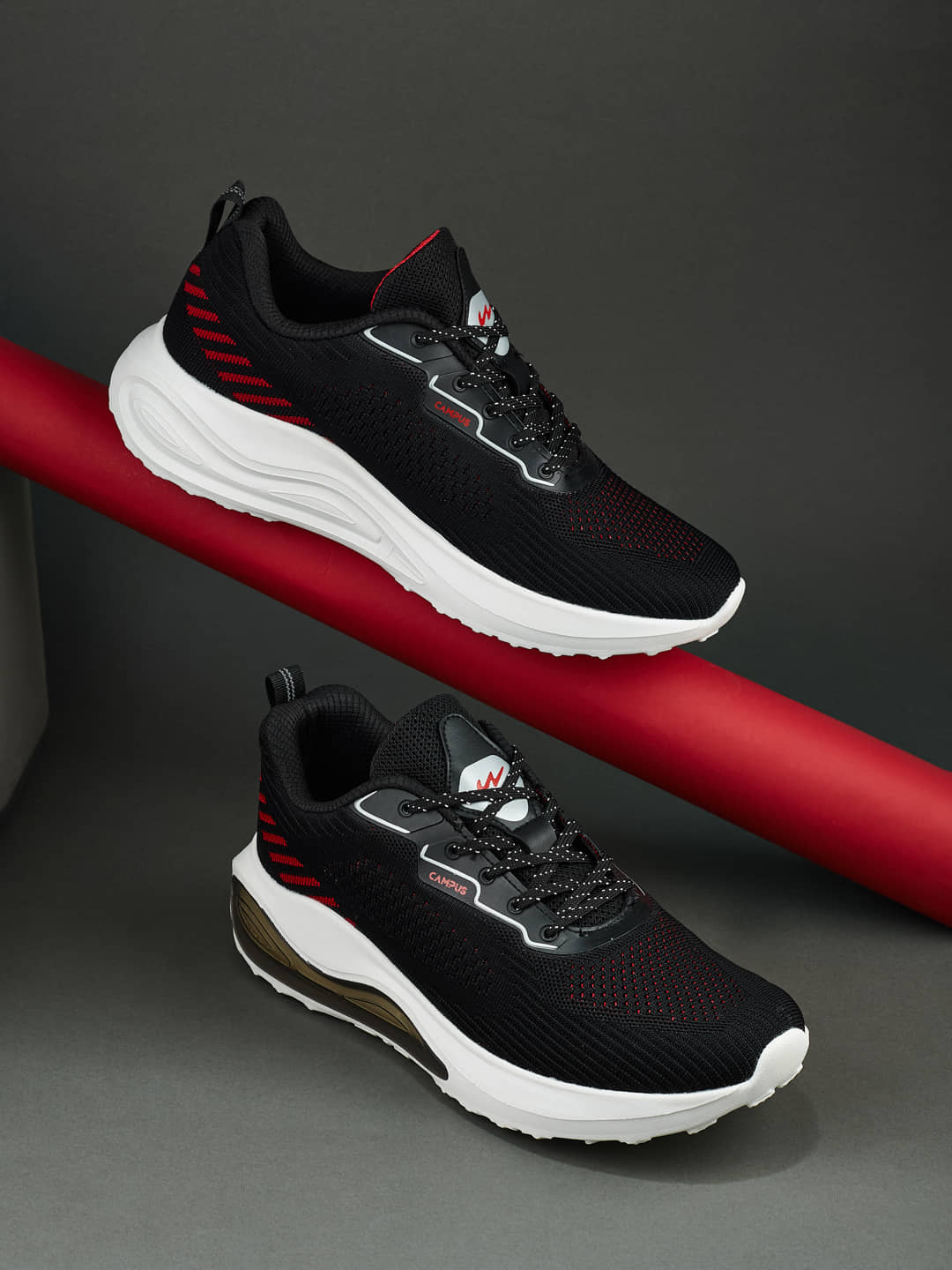 Campus PIVOT Black Men's Sports Running Shoes - Sports Shoes | Buy online on ZillyBuy