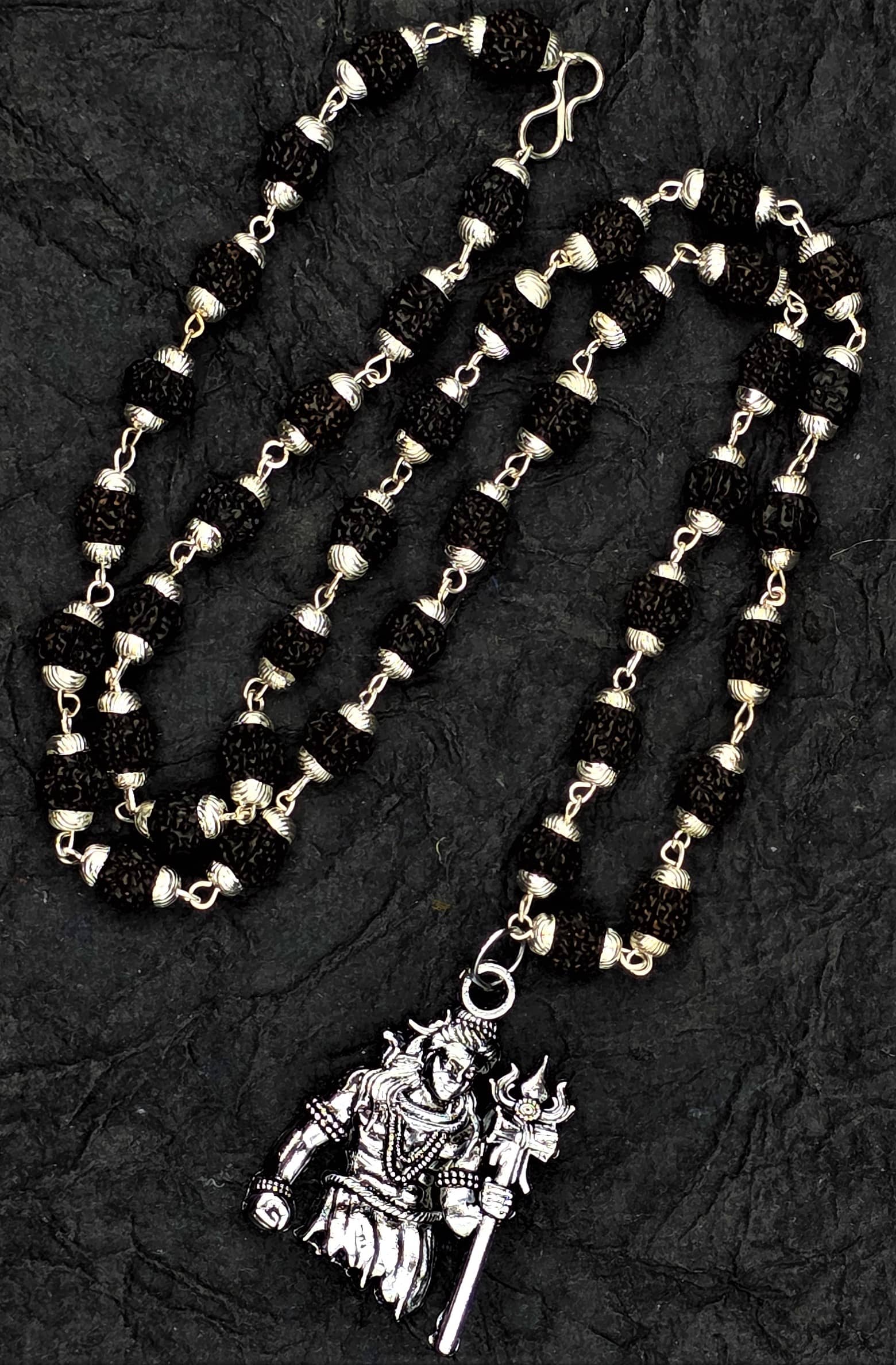 Charms Silver Men's Religious Pendant With Chain ( Pack of 1 ) - Jewellery Sets | Buy online on ZillyBuy